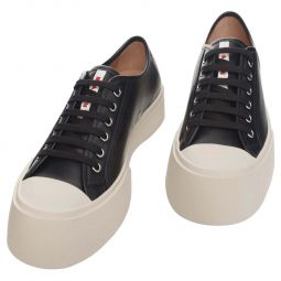 Womens Pablo Lace Up Sneakers - Black