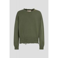 Engineered Destruction Sweater - Leaf Green