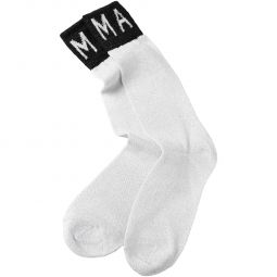 shimmer socks - White