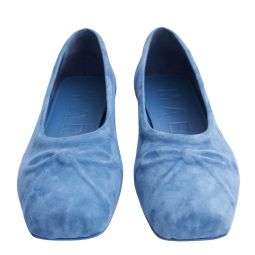 Leather ballerina shoes - Blue