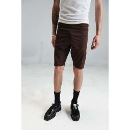 Embossed Cycling Shorts - Brown