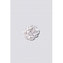 Carnation Scrunchie - Silver