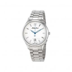 Mens Urban Stainless Steel Silver Dial