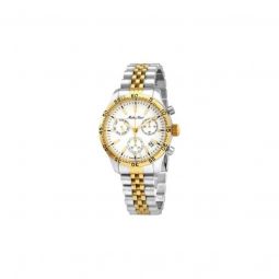 Women's Mathey II Stainless Steel White Dial Watch