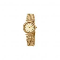 Women's Allure Stainless Steel Gold Dial