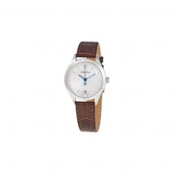 Women's Urban Leather Silver Dial Watch