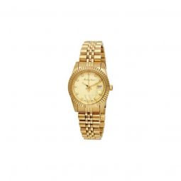 Women's Rolly III Stainless Steel Gold Dial