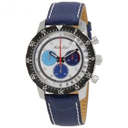 1970 Chronograph Automatic Blue Dial Mens Watch
