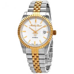 Mathy III Automatic White Dial Mens Watch