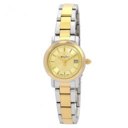 City Gold Dial Ladies Watch