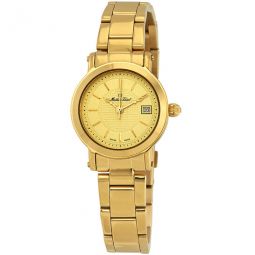 City Gold Dial Ladies Watch