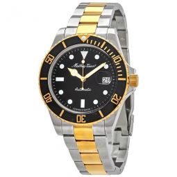 Mathey Vintage Automatic Black Dial 42 mm Mens Watch