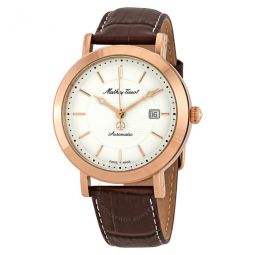 City Automatic White Dial Mens Watch