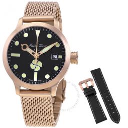Elica Automatic Black Dial Mens Watch