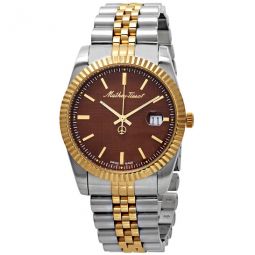 Rolly III Brown Dial Mens Watch