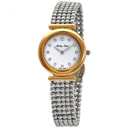 Allure Crystal White Dial Ladies Watch