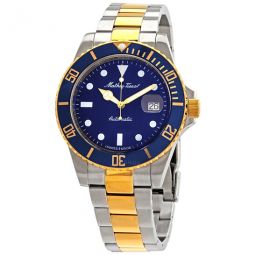 Mathey Vintage Automatic Blue Dial 42 mm Mens Watch