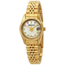 Mathey II Quartz Crystal Mother of Pearl Dial Ladies Watch