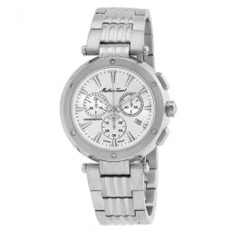 Neptune Chrono Chronograph Quartz Silver Dial Mens Watch