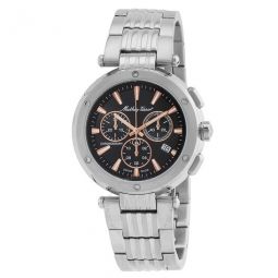 Neptune Chrono Chronograph Quartz Black Dial Mens Watch