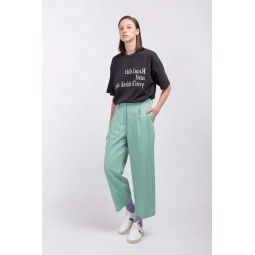 Read Shit Oversized Long Tee - Charcoal