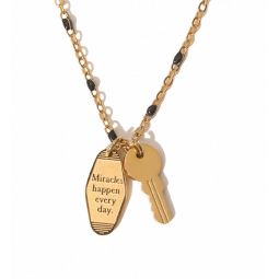 Vacation Key Tag Necklace