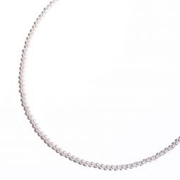 Dainty Crystal Necklace -Pearl