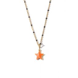 Shining Star Necklace - Yellow/Orange
