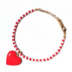 Heart to Heart Bracelet - Red/Navy