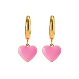 Humble Heart Earring - Red/Pink