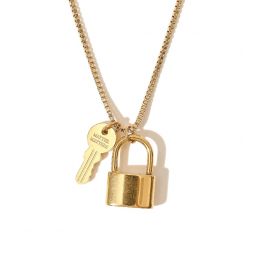 Unlock Secrets Key & Lock Necklace