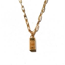 Fine Gold Mini Necklace - gold