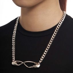 Percy Lau Infinity Pin Necklace - Brass