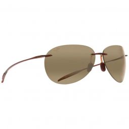 Maui Jim Sugar Beach Polarized Rimless Rootbeer Sunglasses - HCL Bronze Lens