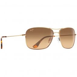 Maui Jim Wiki Wiki Polarized Aviator Gold Sunglasses - HCL Bronze Lens