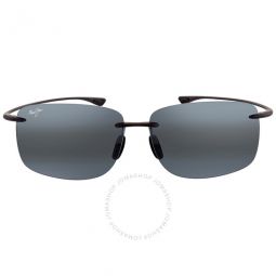 Hema Neutral Grey Rectangular Unisex Sunglasses