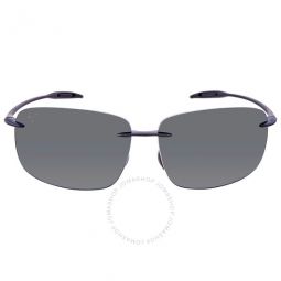 Breakwall Nuetral Grey Wrap Unisex Sunglasses