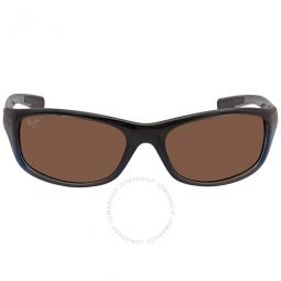 Kipahulu HCL Bronze Wrap Unisex Sunglasses