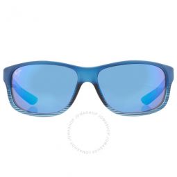 Kaiwi Channel Blue Hawaii Wrap Unisex Sunglasses