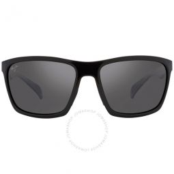 Makoa Neutral Grey Wrap Unisex Sunglasses