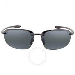 Grey Rectangular Mens Sunglasses 407n-02