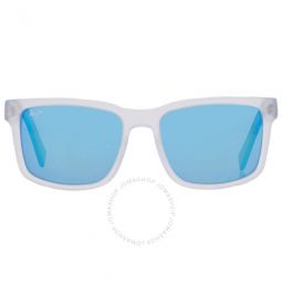 Stone Shack Blue Hawaii Rectangular Unisex Sunglasses