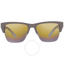 Perico Dual Mirror Gold to Silver Square Mens Sunglasses