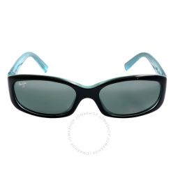 Punchbowl Neutral Grey Rectangular Ladies Sunglasses