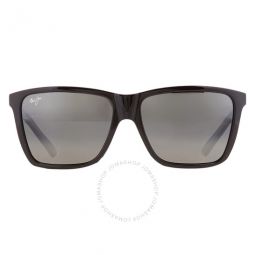 Cruzem Neutral Grey Rectangular Unisex Sunglasses