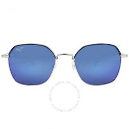 Moon Doggy Blue Hawaii Geometric Unisex Sunglasses