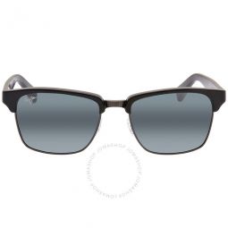 Kawika Nuetral Grey Square Unisex Sunglasses