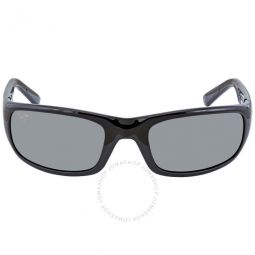 Stingray Polarized Grey/Mirror Wrap Mens Sunglasses