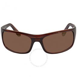 Peahi HCL Bronze Rectangular Unisex Sunglasses