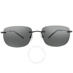 Ohai Neutral Grey Wrap Unisex Sunglasses